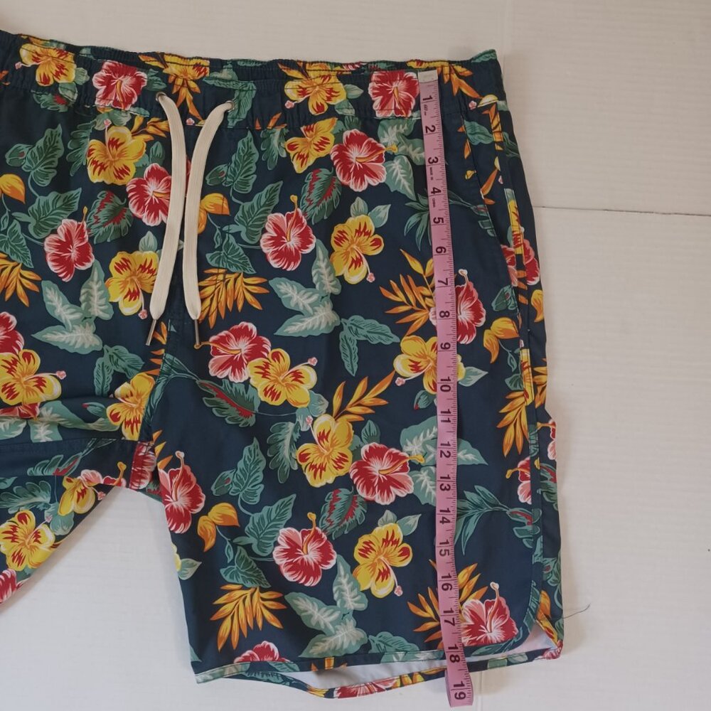FAIR HARBOR MASTOS ANCHOR SWIM TRUNKS TROPICAL FLORAL PRINT SIZE XL - Picture 7 of 11